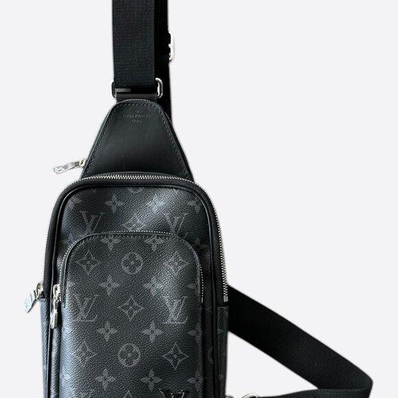 Louis Vuitton Monogram Eclipse Avenue Sling Bag PM - Picture 1 of 3